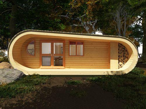 Инновационный деревянный дом Eco-Perch