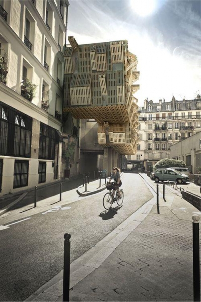 Ультрасовременное общежитие для Парижских студентов Innovative Student Housing