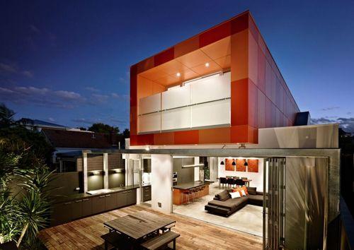 Яркий современный дом в Мельбурне
