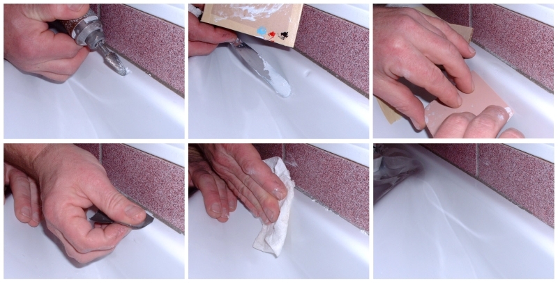 Как отреставрировать дефекты эмалированной поверхности на ванне?