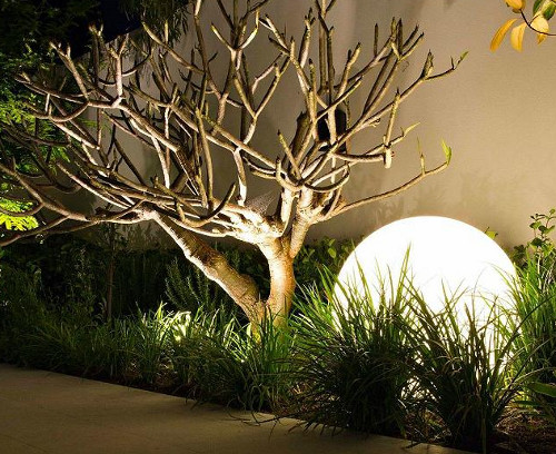 Светильник-шар для освещения вашего сада 