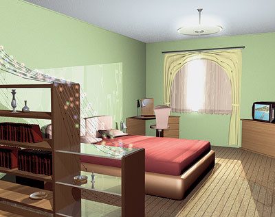 
Идеи для интерьера узкой спальни: обработка поверхностей комнаты, мебель	