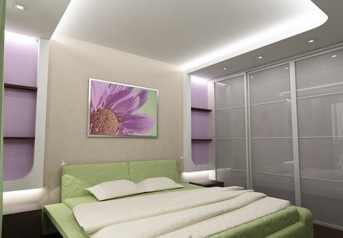 
Красивые спальни: дизайн небольшого помещения	