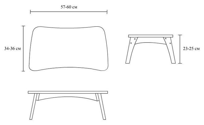 
Столик для ноутбука в кровать своими руками: этапы работ	
