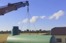 Установка газгольдера на даче
