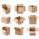 Картонные коробки разной конструкции и размеров